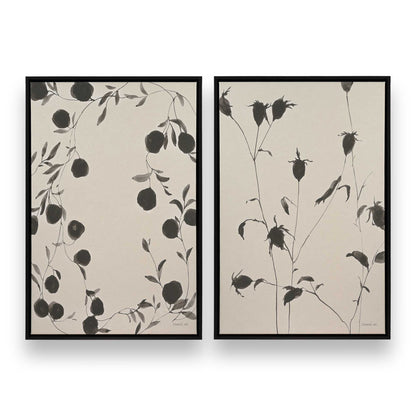 [Color:Satin Black], Picture of art in a Satin Black frame