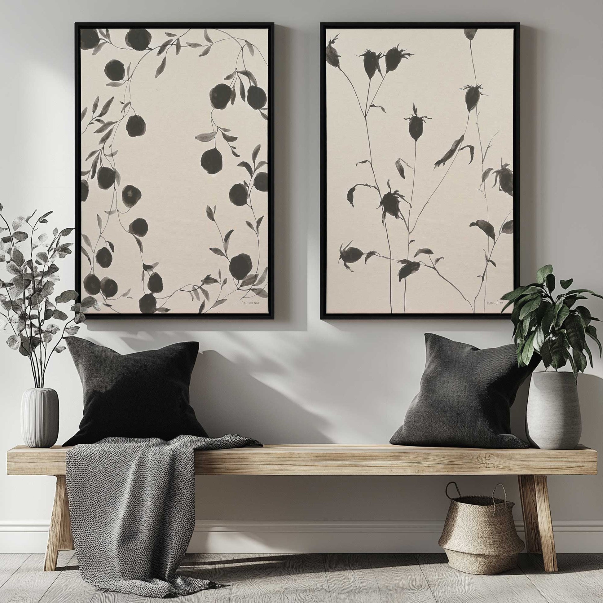 [Color:Satin Black], Picture of art in a Satin Black frame