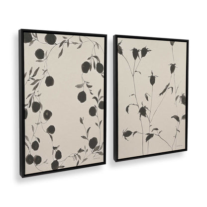 [Color:Satin Black], Picture of art in a Satin Black frame at an angle