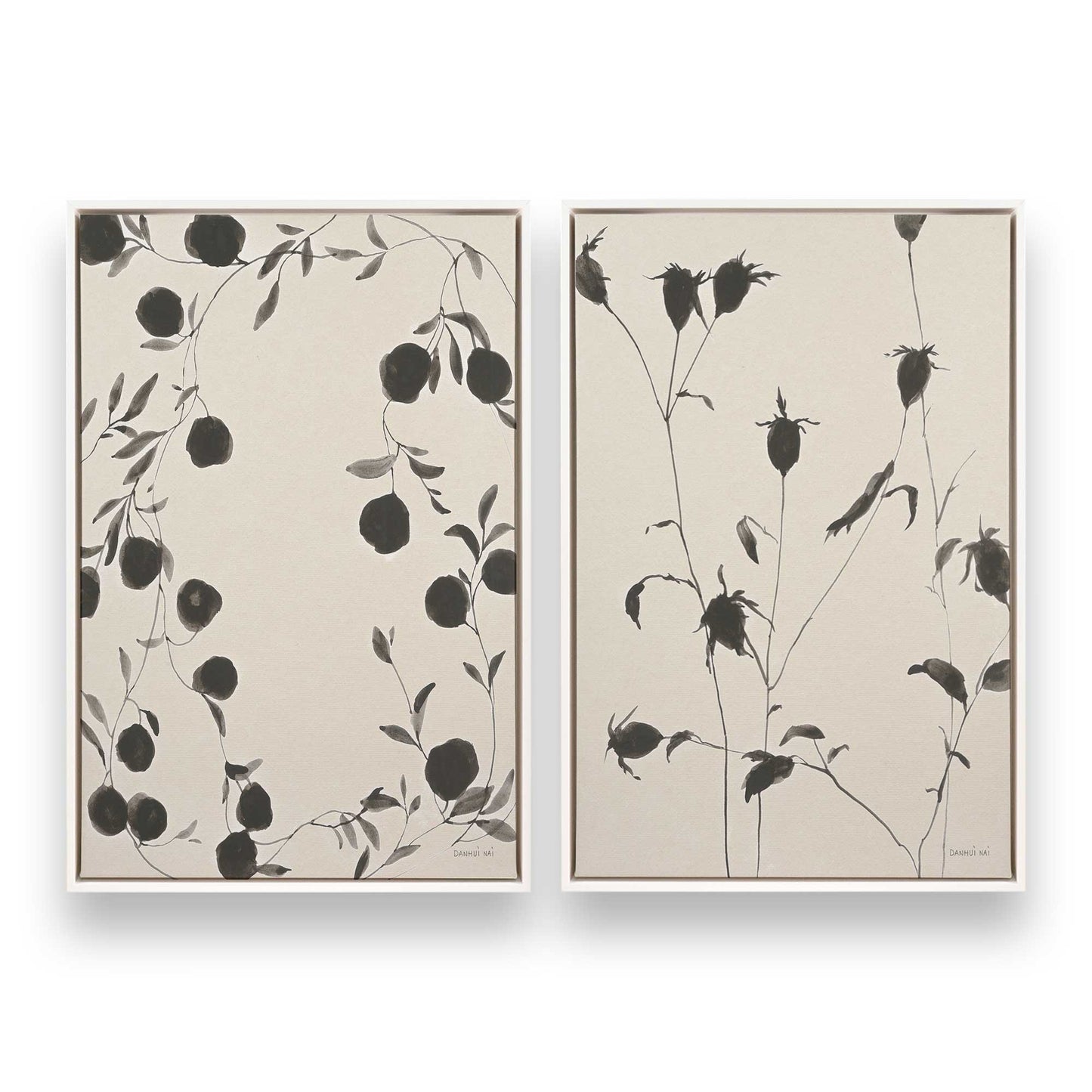 [Color:Opaque White], Picture of art in a White frame