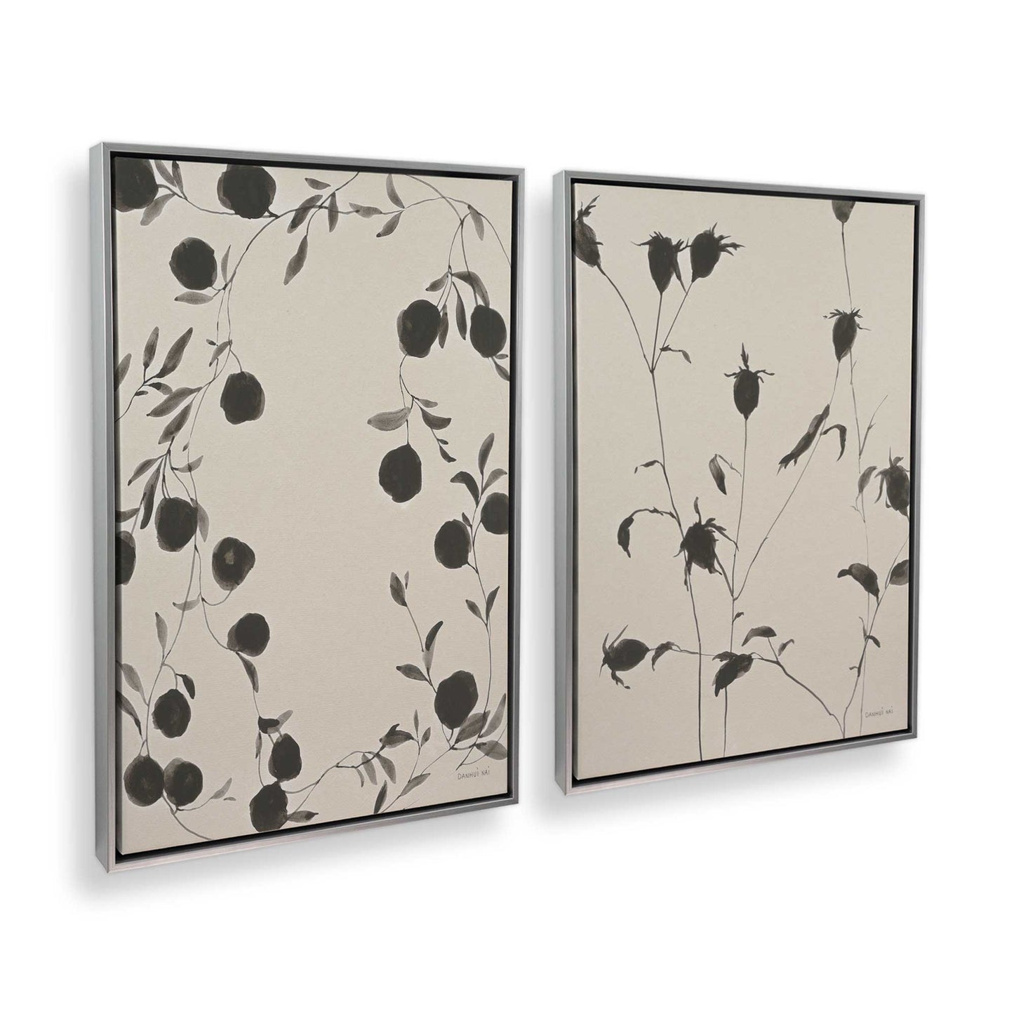 [Color:Polished Chrome], Picture of art in a Polished Chrome frame at an angle