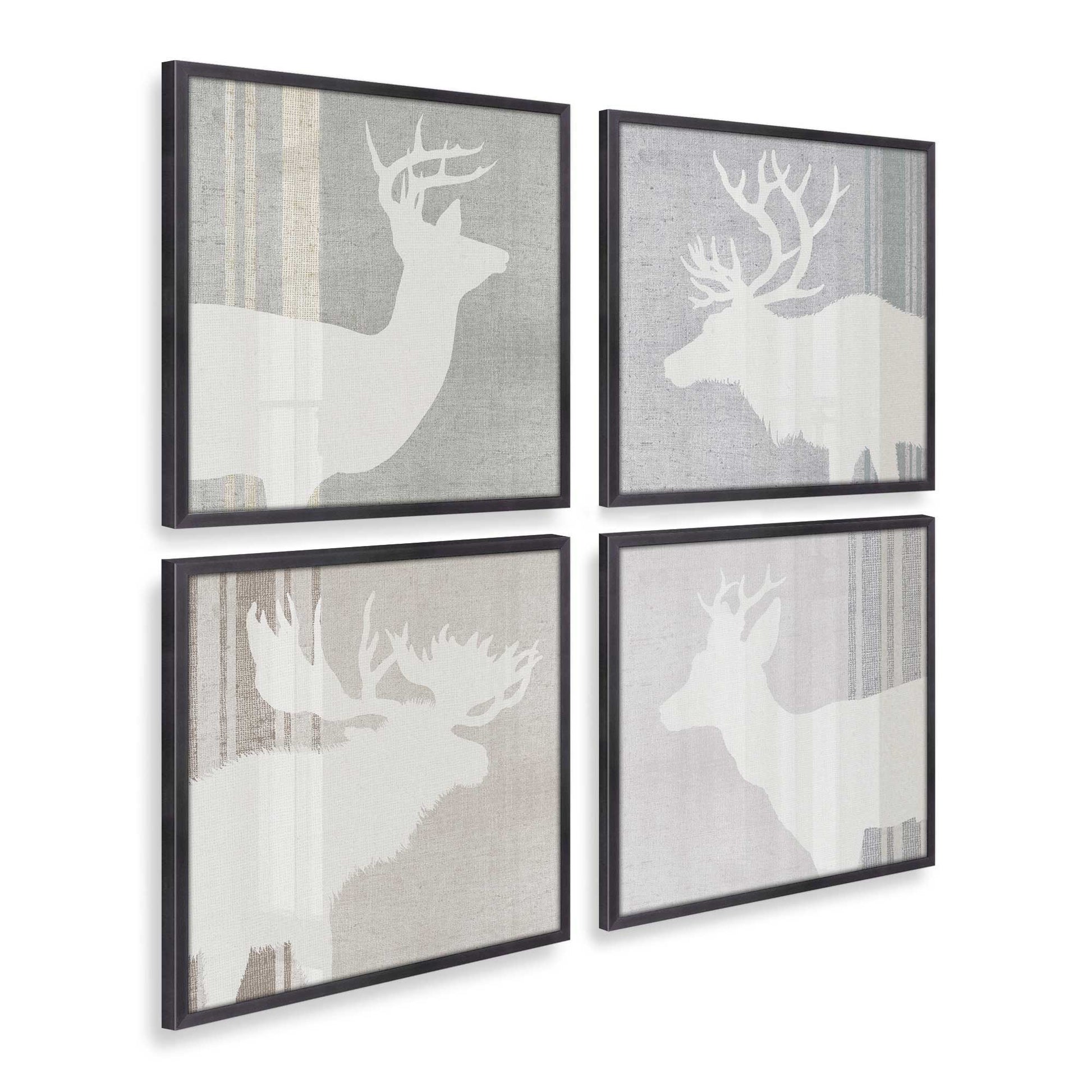 [Color:Weathered Zinc], Picture of art in a Weathered Zinc frame of the corner