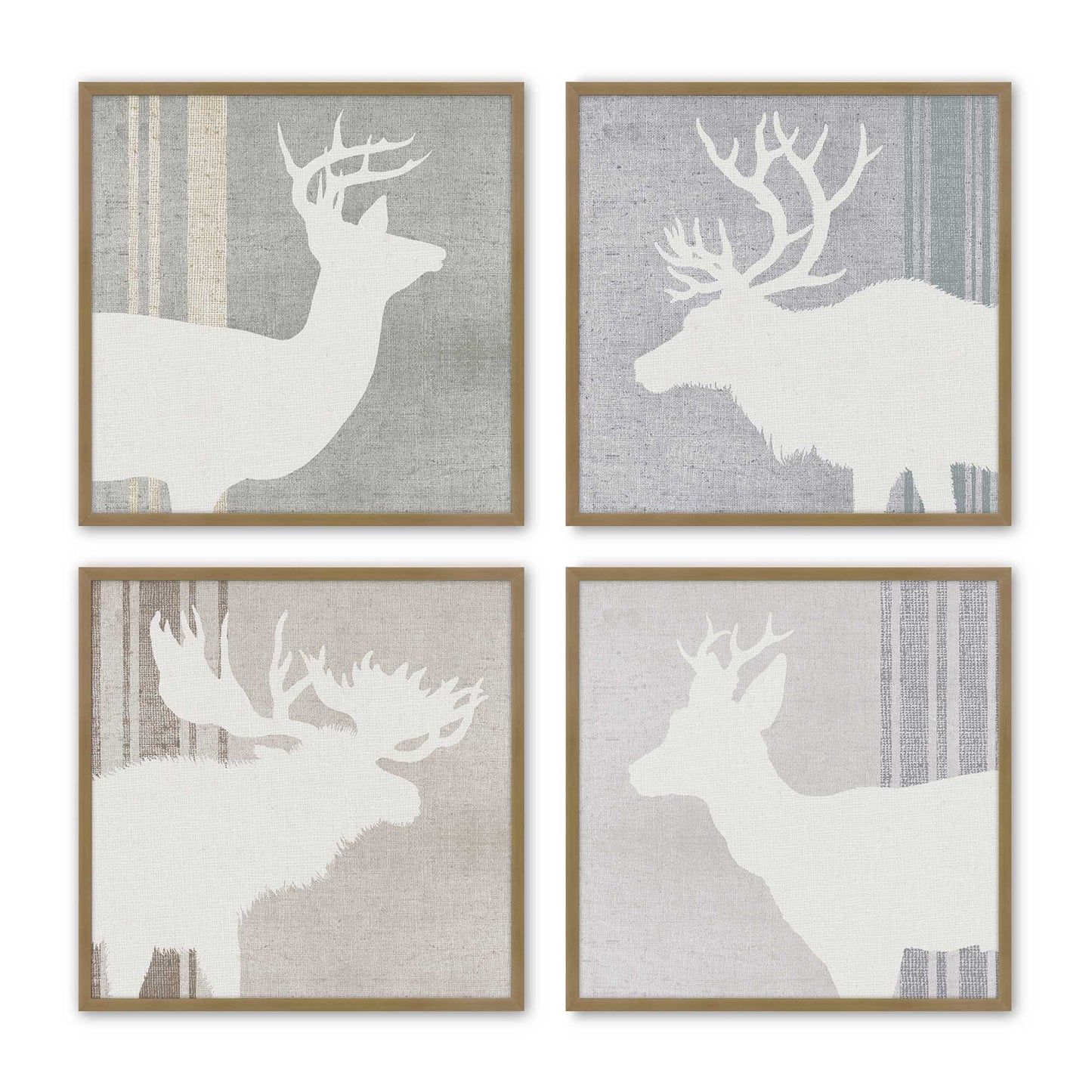 [Color:Brushed Gold], Picture of art in a Brushed Gold frame