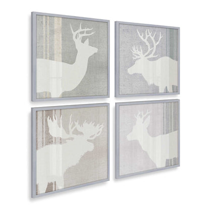 [Color:Polished Chrome], Picture of art in a Polished Chrome frame of the corner