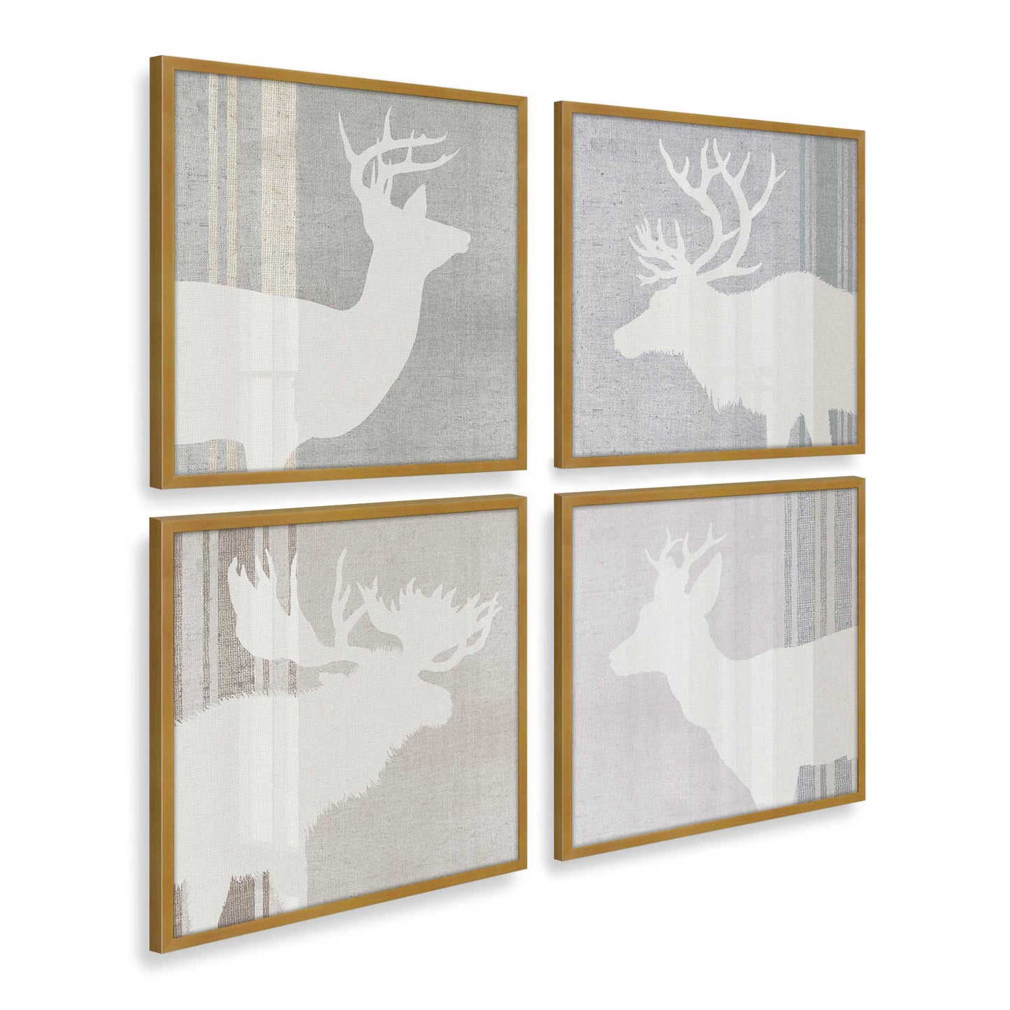[Color:Polished Gold], Picture of art in a Polished Gold frame of the corner