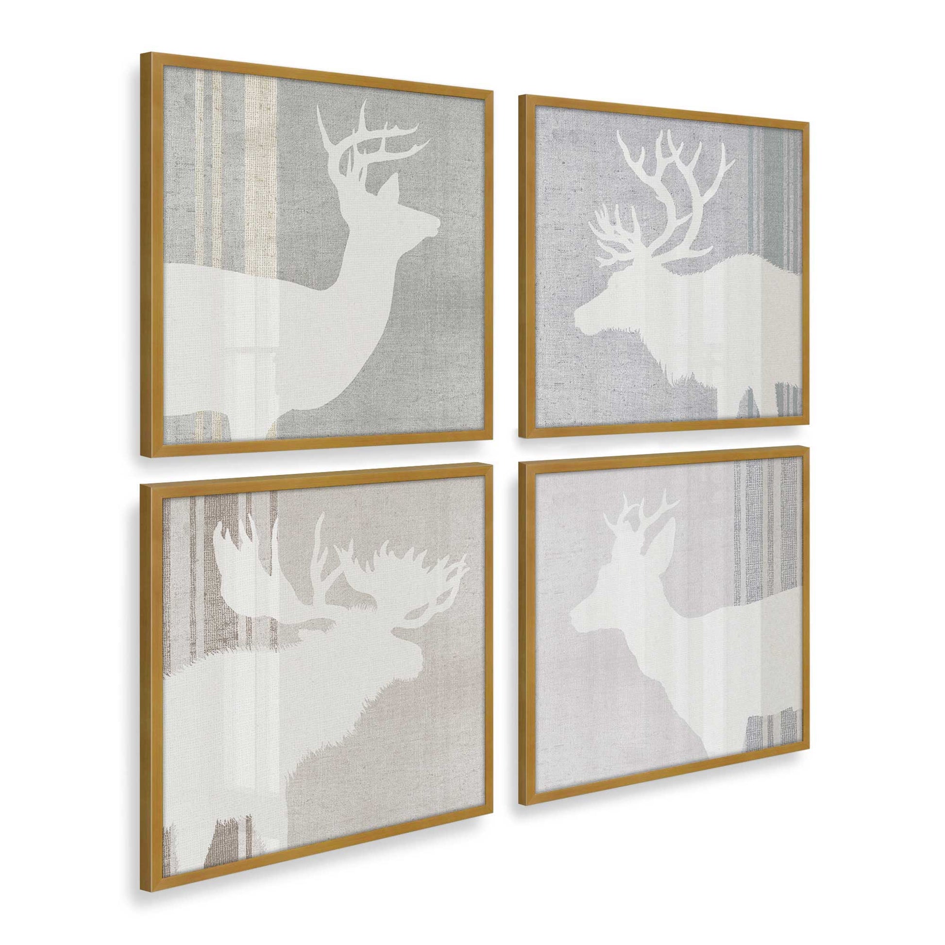 [Color:Polished Gold], Picture of art in a Polished Gold frame of the corner