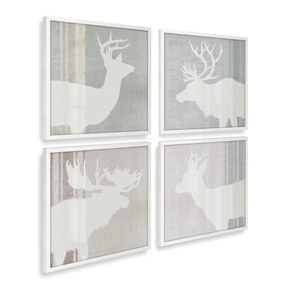 [Color:Opaque White], Picture of art in a Opaque White frame at an angle