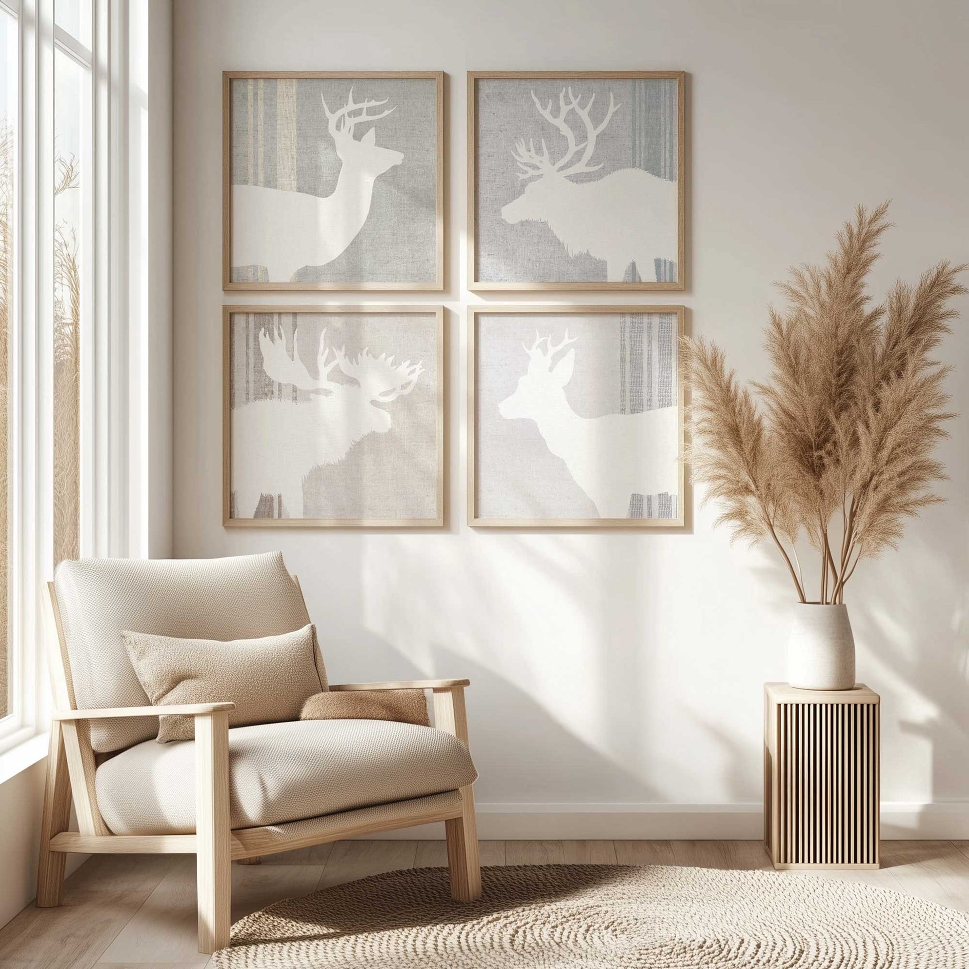 [Color:Brushed Gold], Picture of art in a Brushed Gold frame