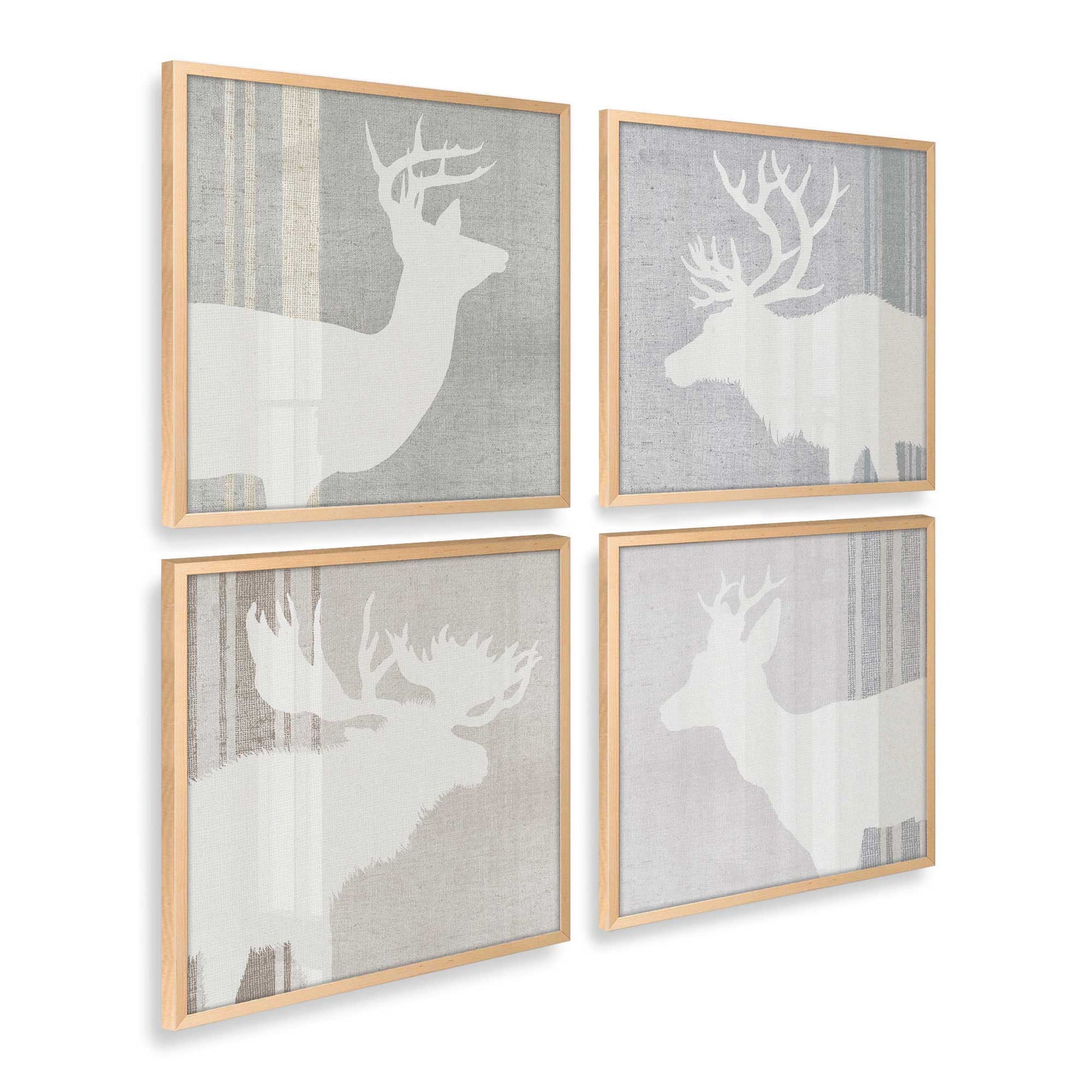 [Color:Raw Maple], Picture of art in a Raw Maple frame at an angle