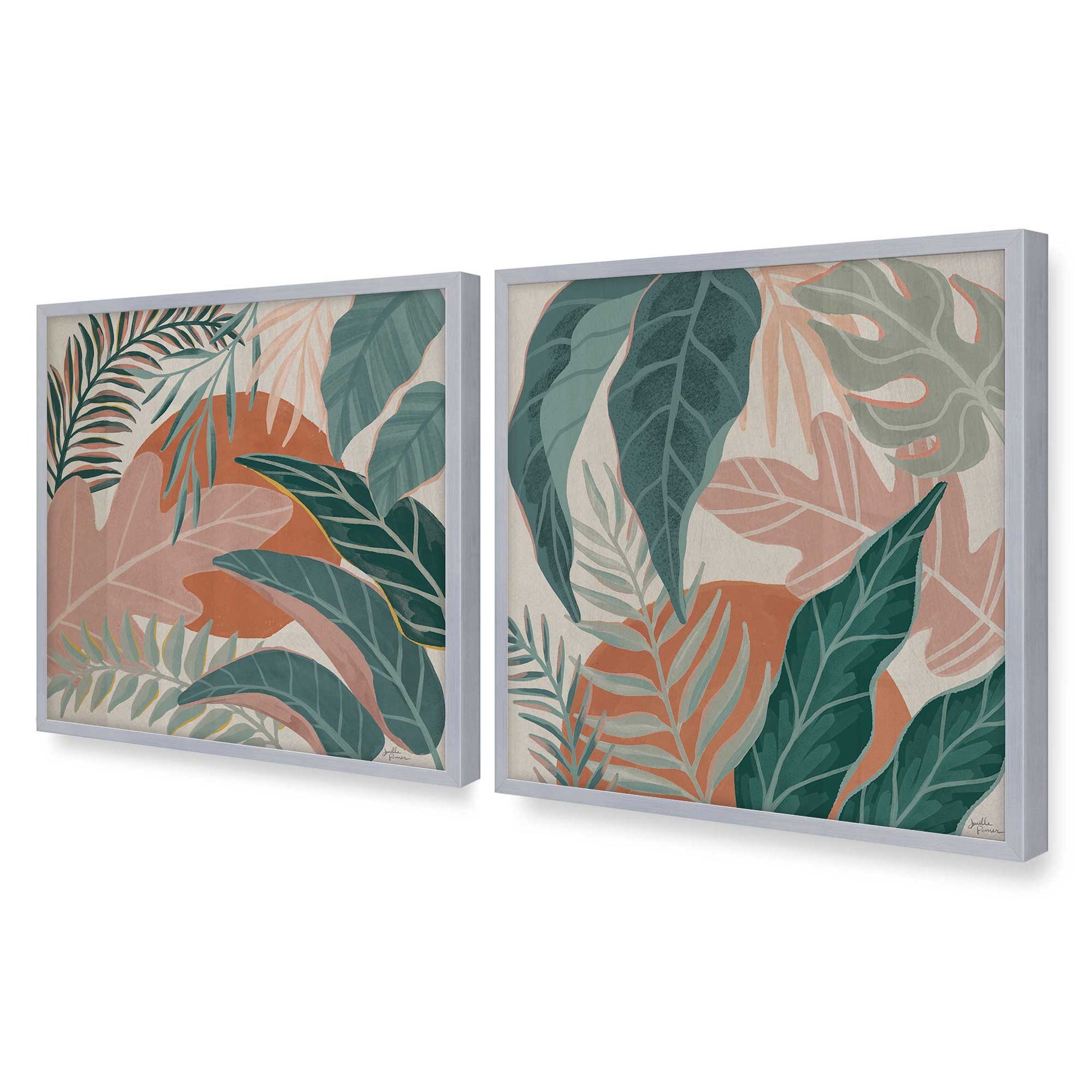 [Color:Polished Chrome], Picture of art in a Polished Chrome frame of the corner