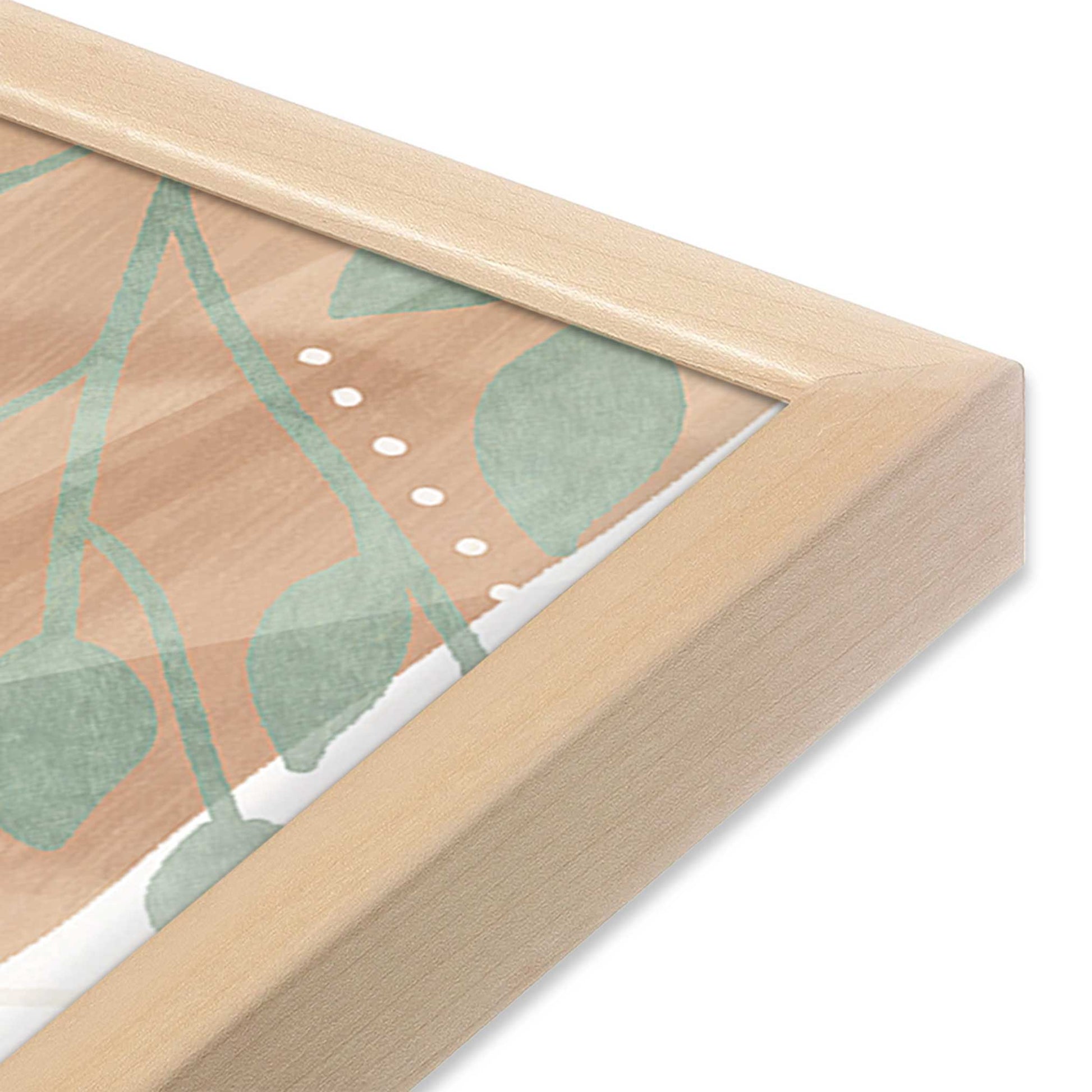 [Color:Raw Maple], Picture of art in a Raw Maple frame of the corner