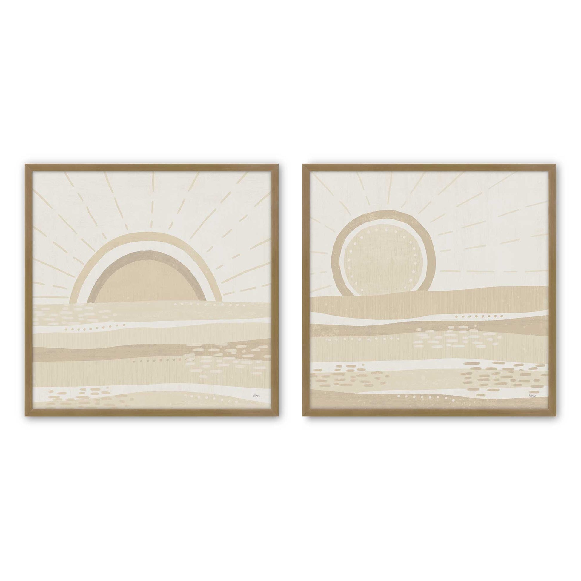 [Color:Brushed Gold], Picture of art in a Brushed Gold frame