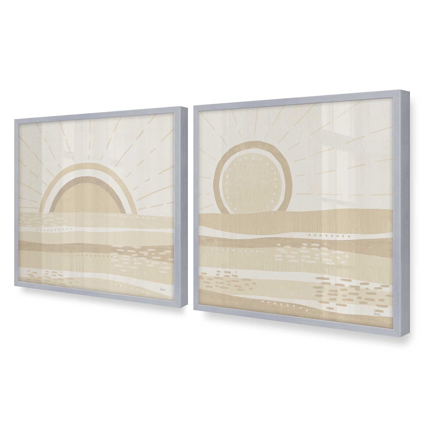 [Color:Polished Chrome], Picture of art in a Polished Chrome frame of the corner