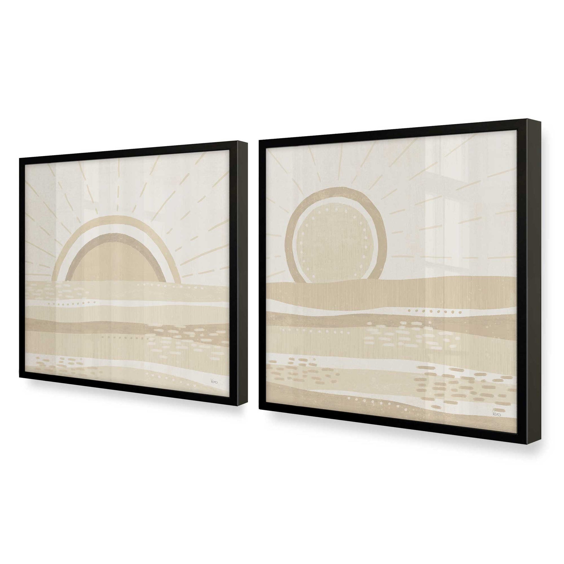 [Color:Satin Black], Picture of art in a Satin Black frame at an angle