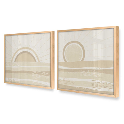 [Color:Raw Maple], Picture of art in a Raw Maple frame at an angle