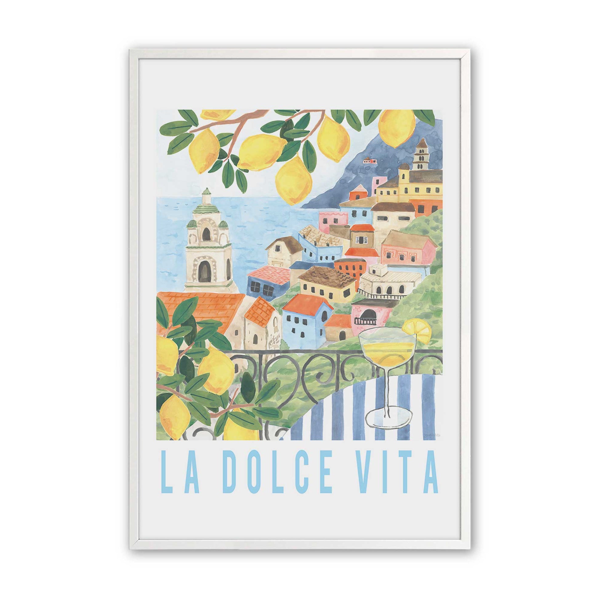 [Color:Opaque White], Picture of art in a Opaque White frame
