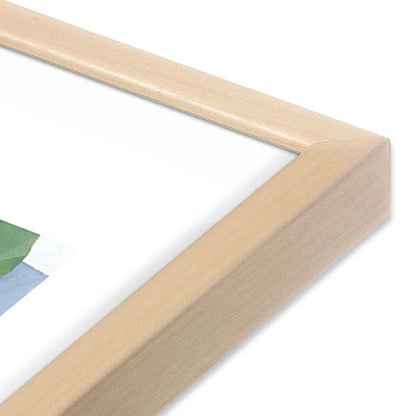 [Color:Raw Maple], Picture of art in a Raw Maple frame at an angle