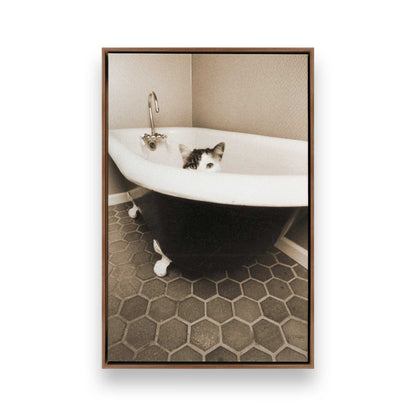 [Color:Walnut], Picture of art in a Walnut frame