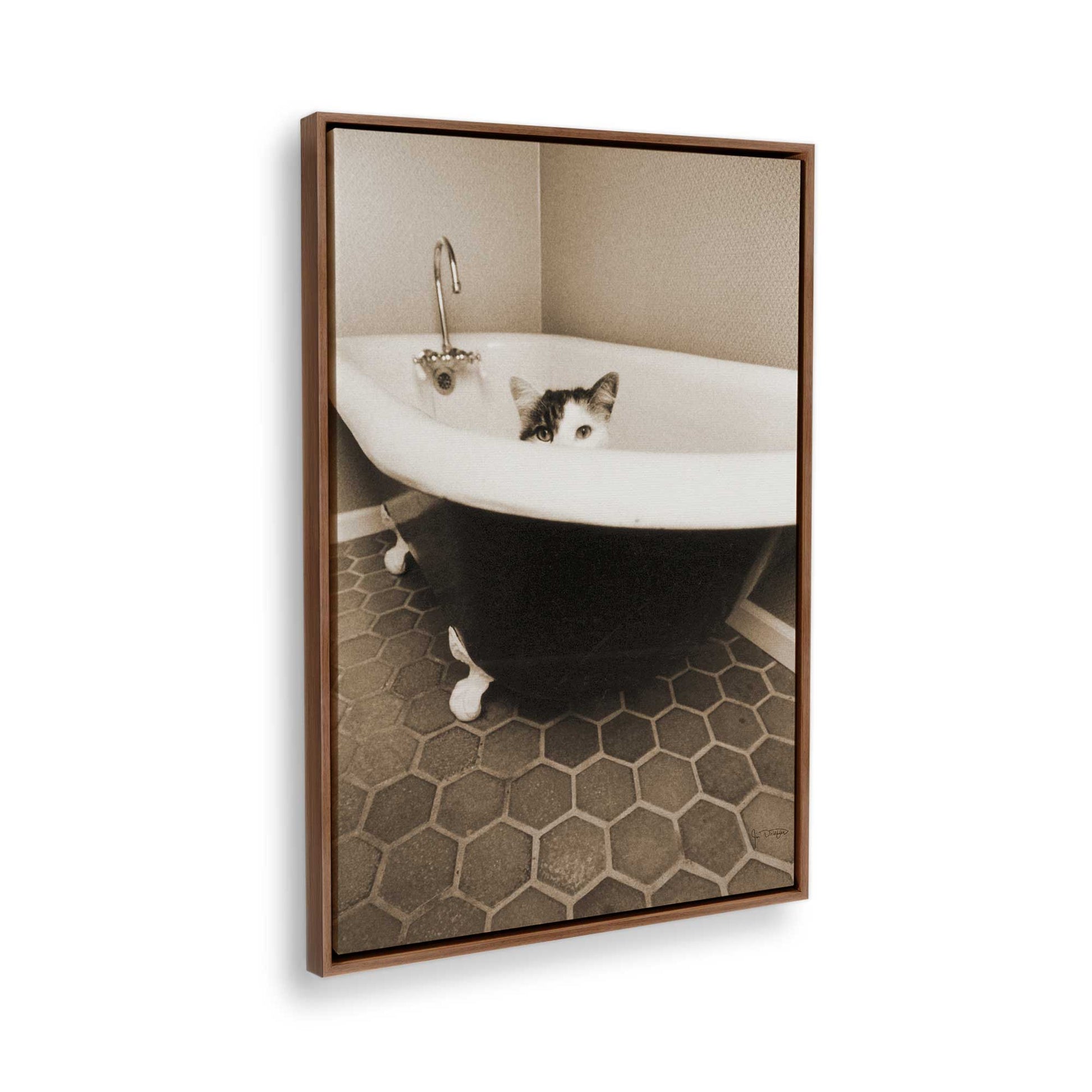 [Color:Walnut], Picture of the corner of the art