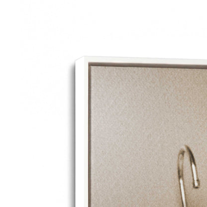 [Color:Opaque White], Picture of art in a White frame at an angle