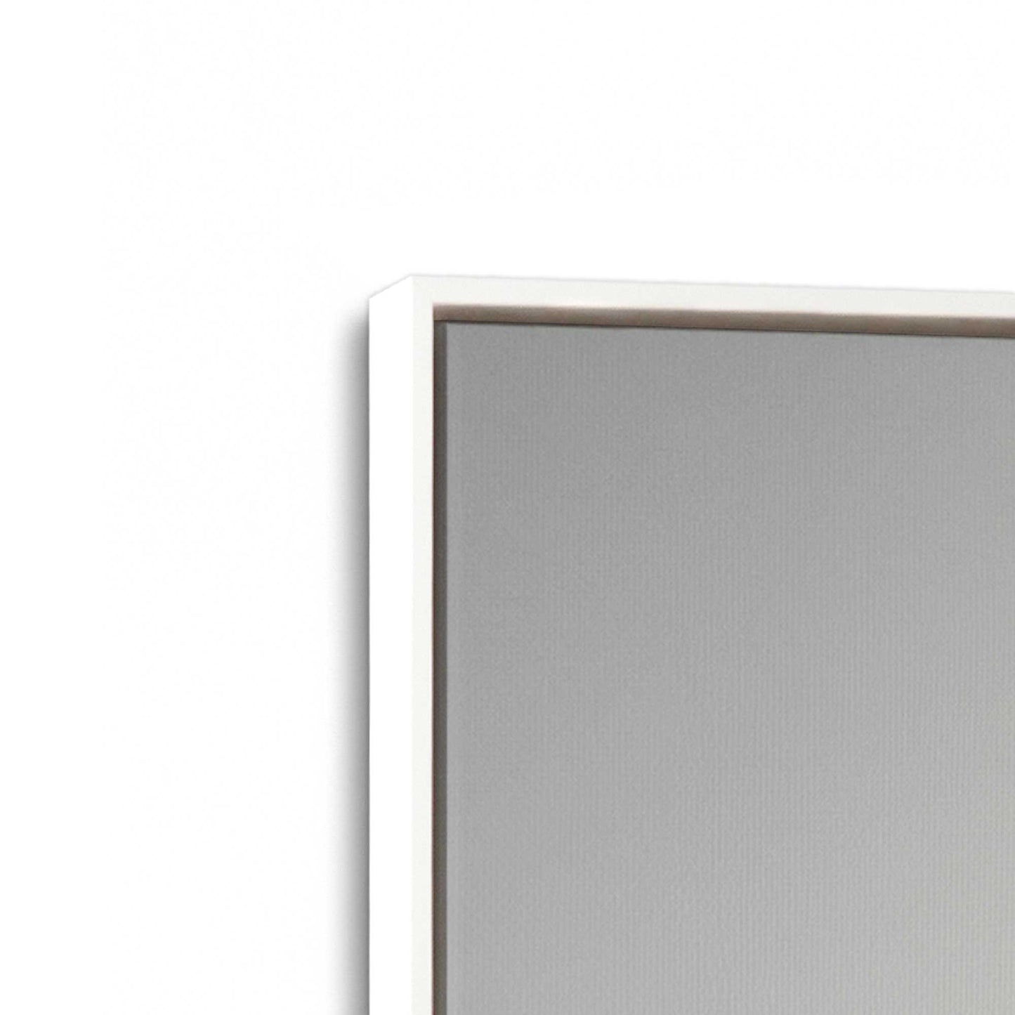 [Color:Opaque White], Picture of art in a White frame at an angle