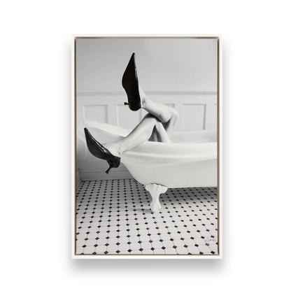 [Color:Opaque White], Picture of art in a White frame