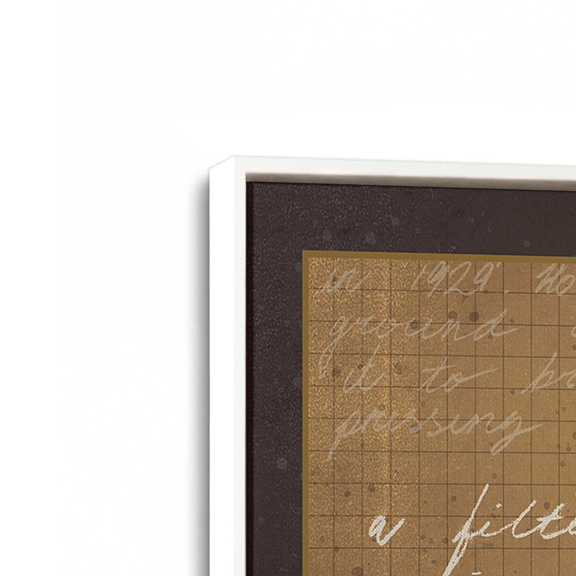 [Color:Opaque White], Picture of art in a White frame at an angle