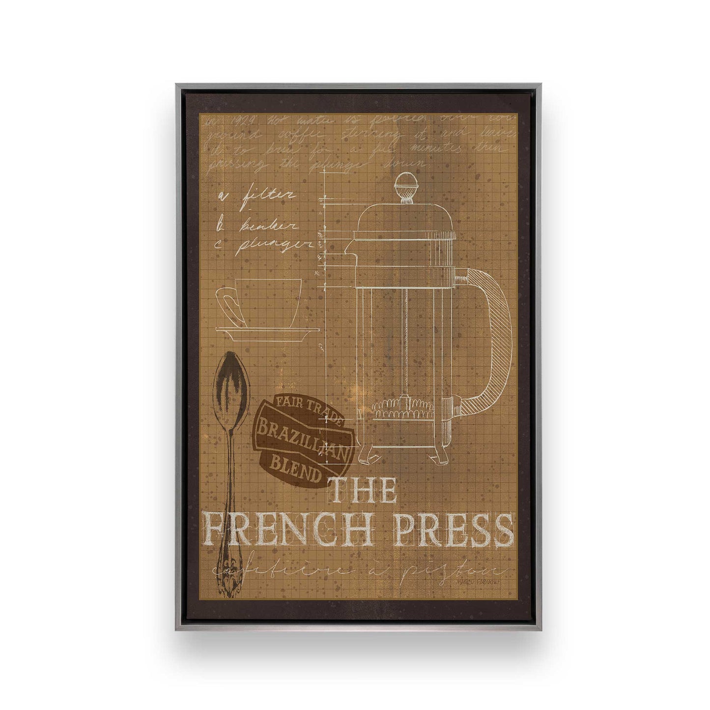 [Color:Polished Chrome], Picture of art in a Polished Chrome frame