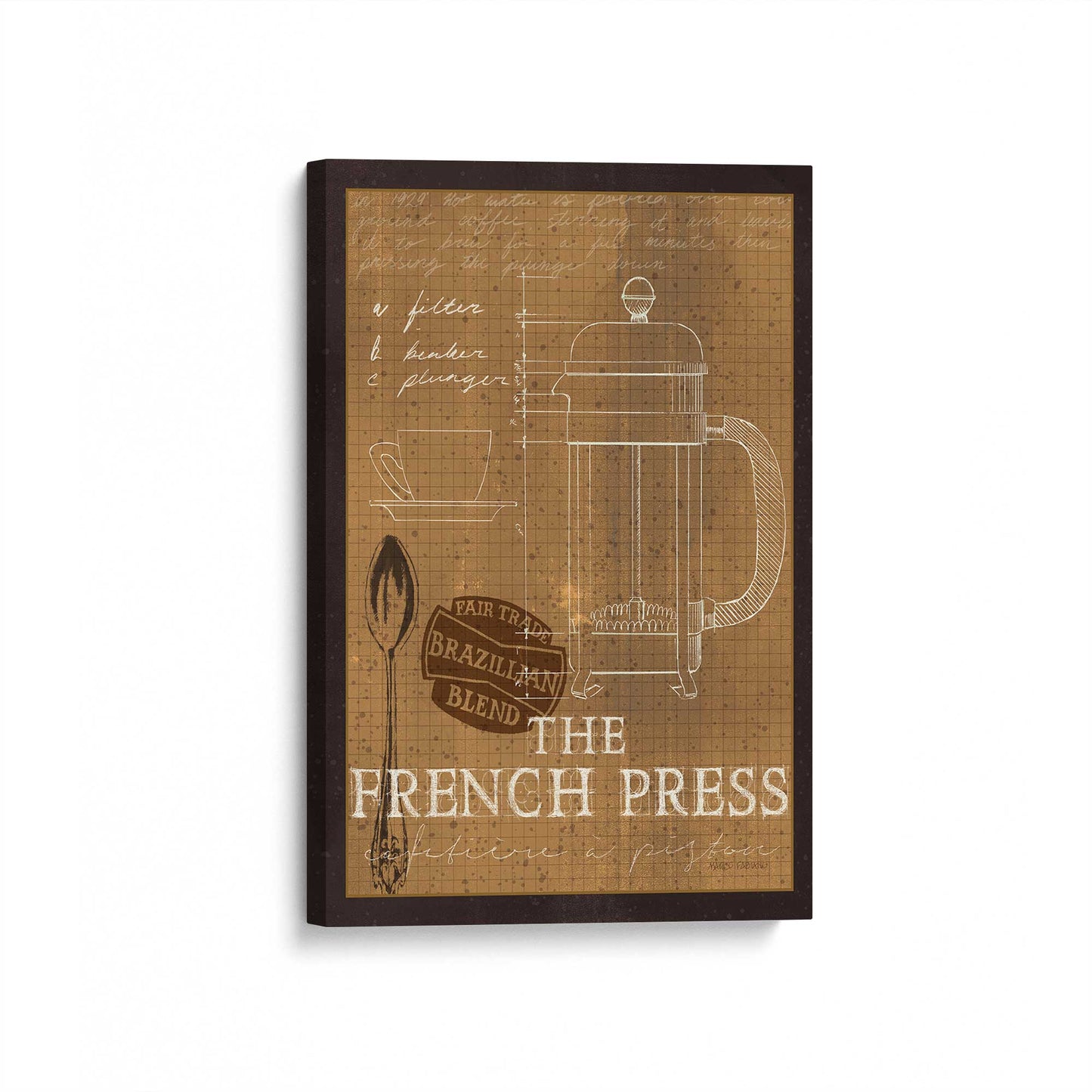 [Color:Stretched Canvas], Picture of art at an angle