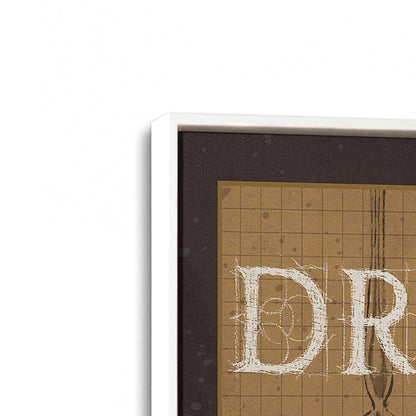 [Color:Opaque White], Picture of art in a White frame at an angle