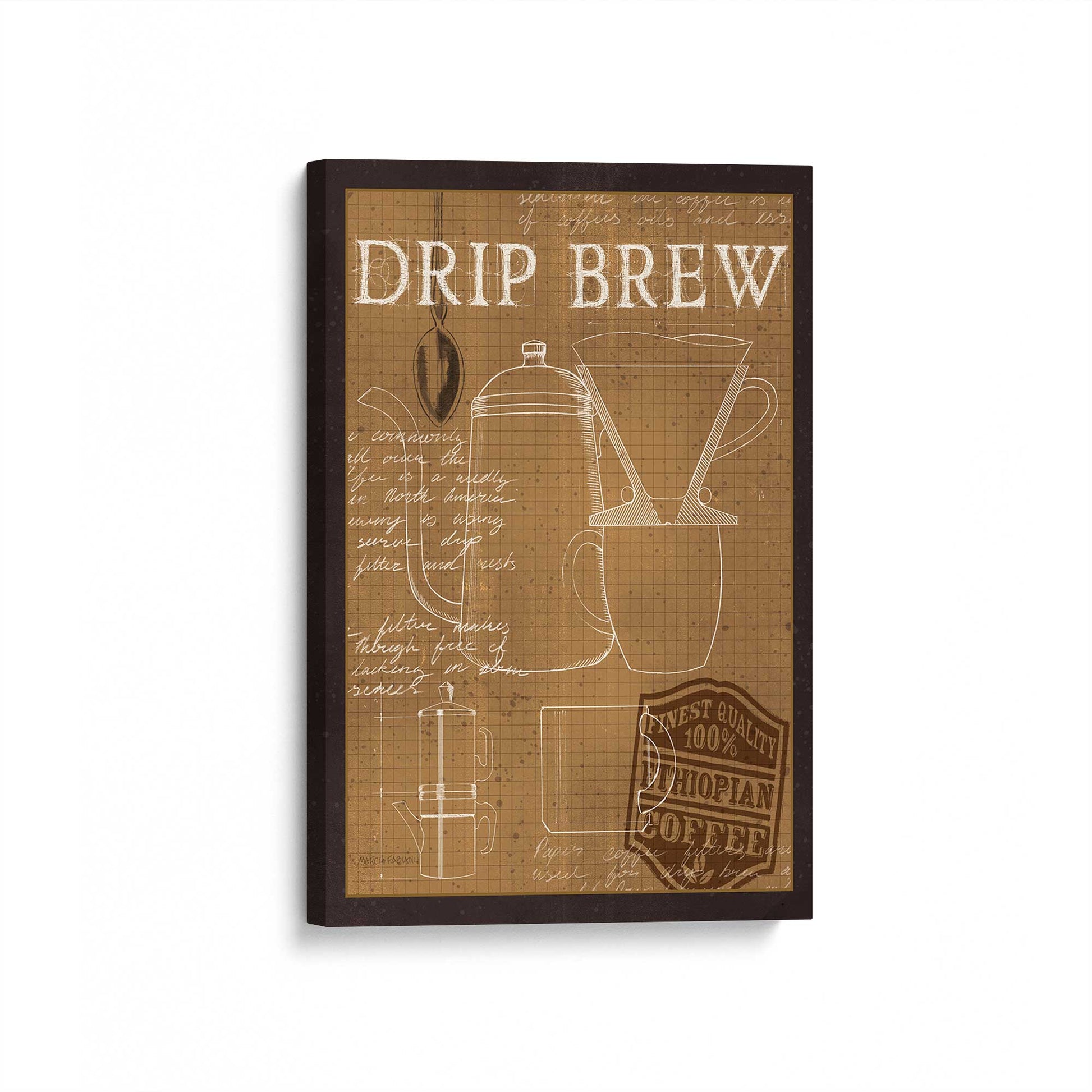 [Color:Stretched Canvas], Picture of art at an angle