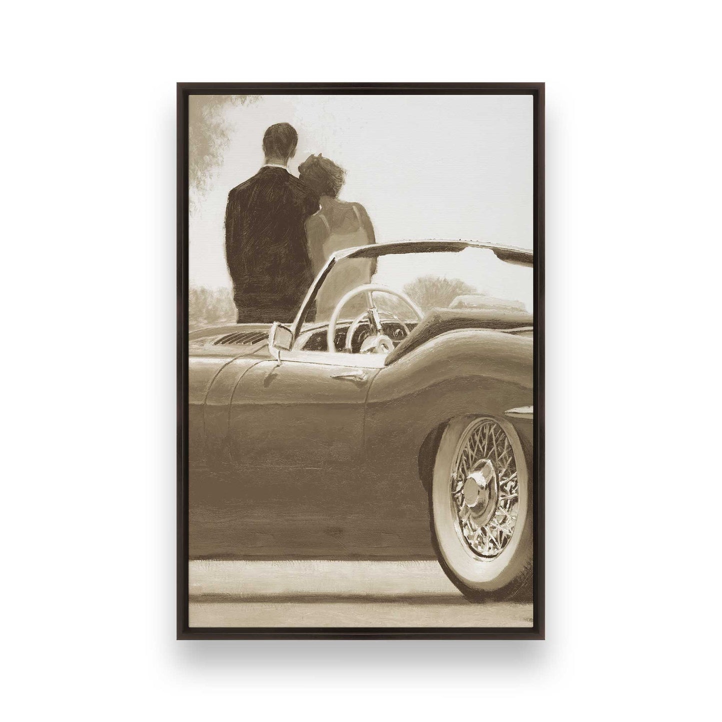 [Color:Espresso], Picture of art in a Espresso frame