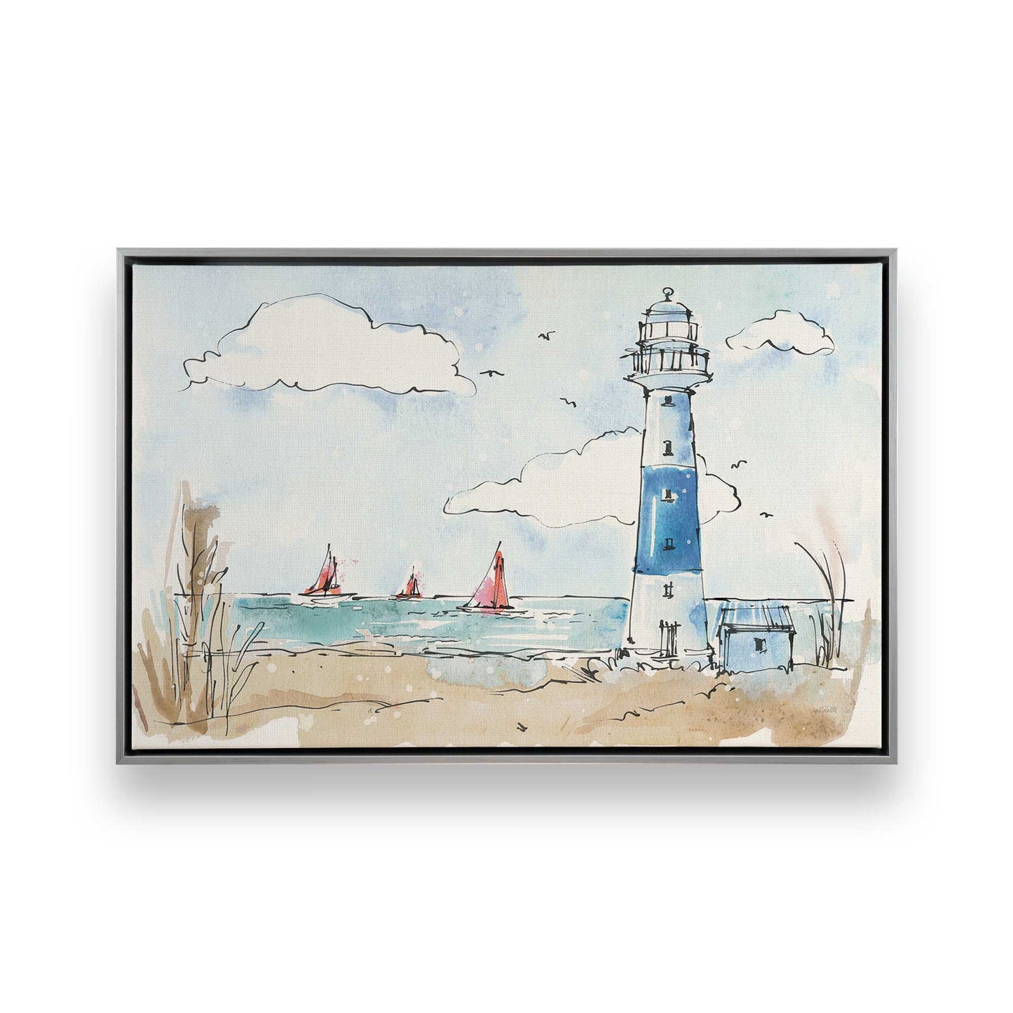 [Color:Polished Chrome], Picture of art in a Polished Chrome frame