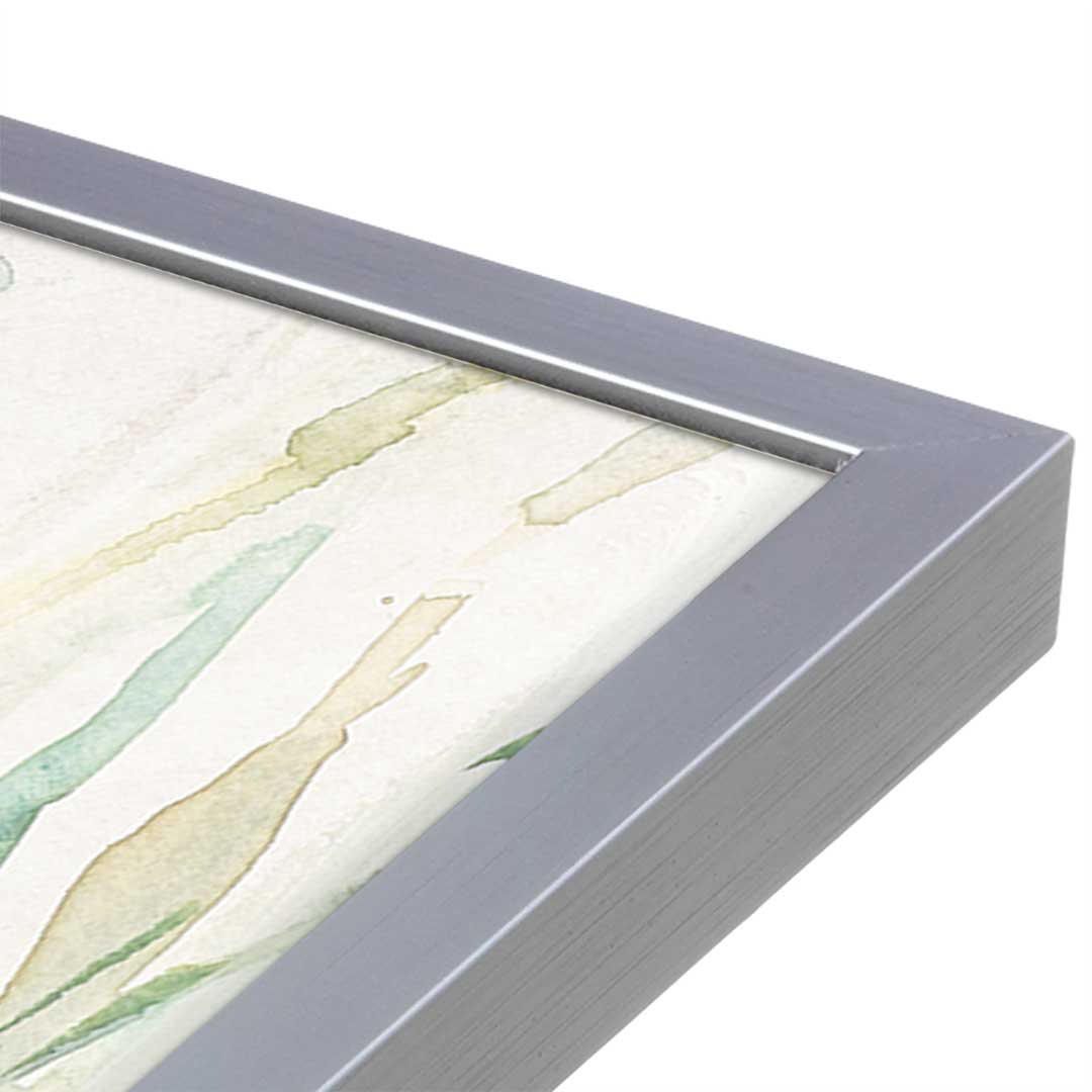 [Color:Polished Chrome], Picture of art in a Polished Chrome frame at an angle