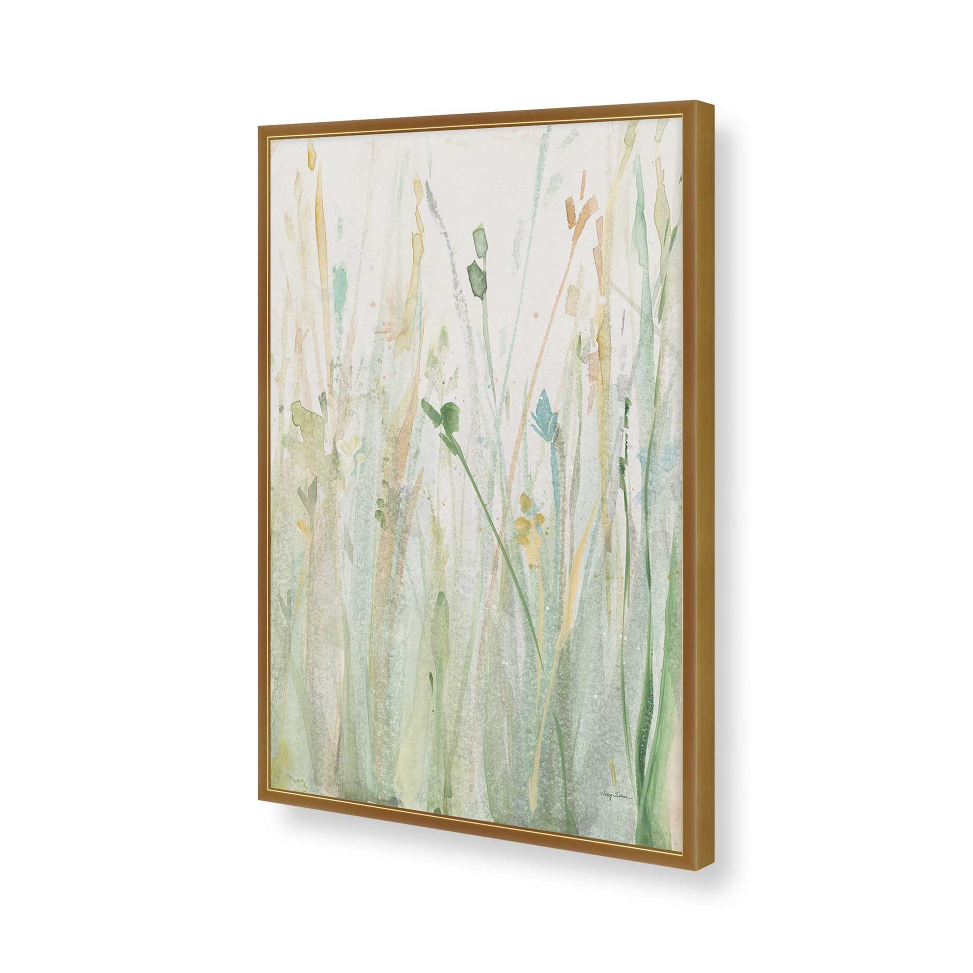 [Color:Polished Gold], Picture of art in a Polished Gold frame of the corner