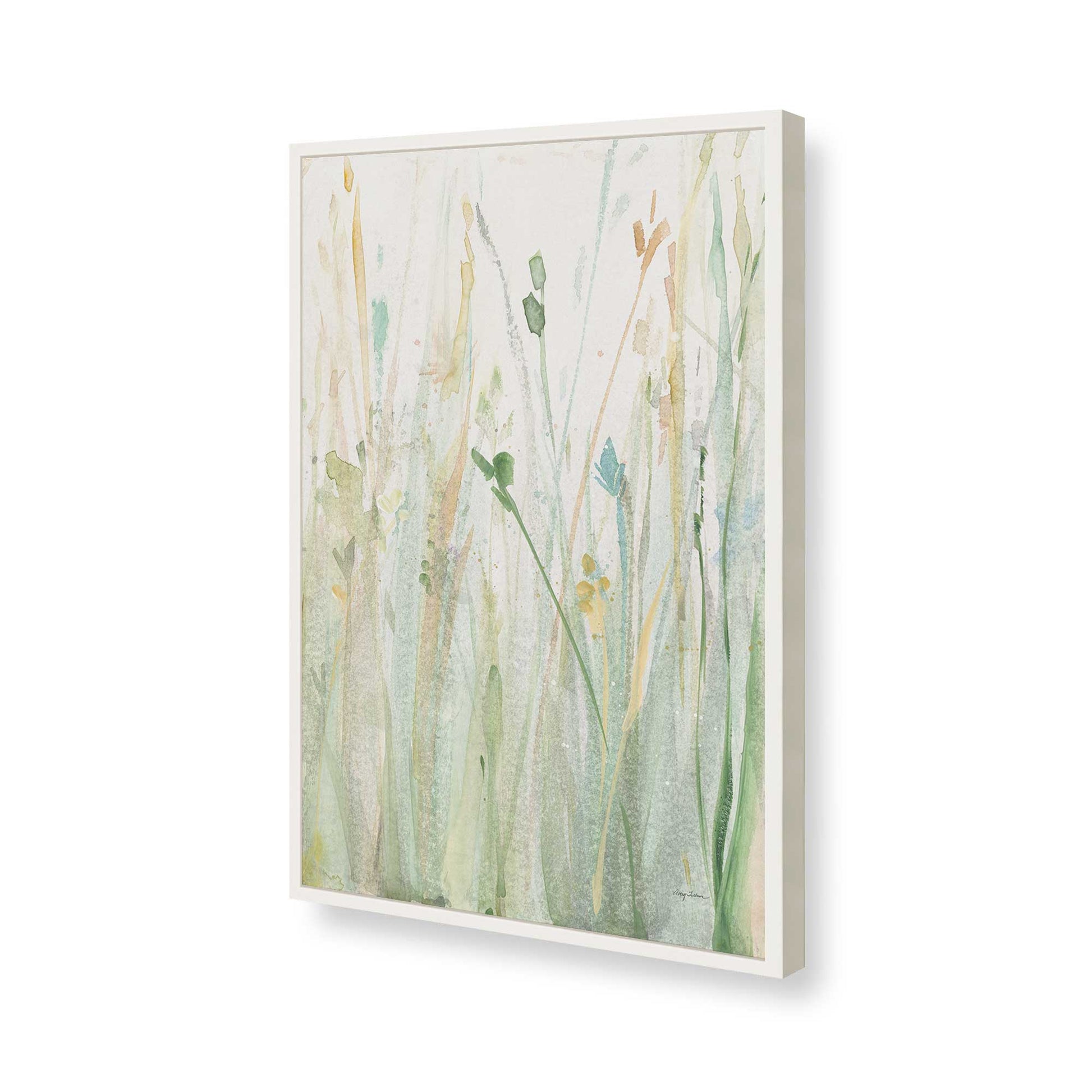 [Color:Opaque White], Picture of art in a Opaque White frame of the corner