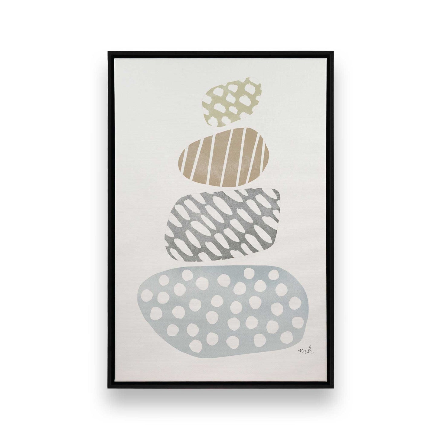 [Color:Satin Black], Picture of art in a Satin Black frame