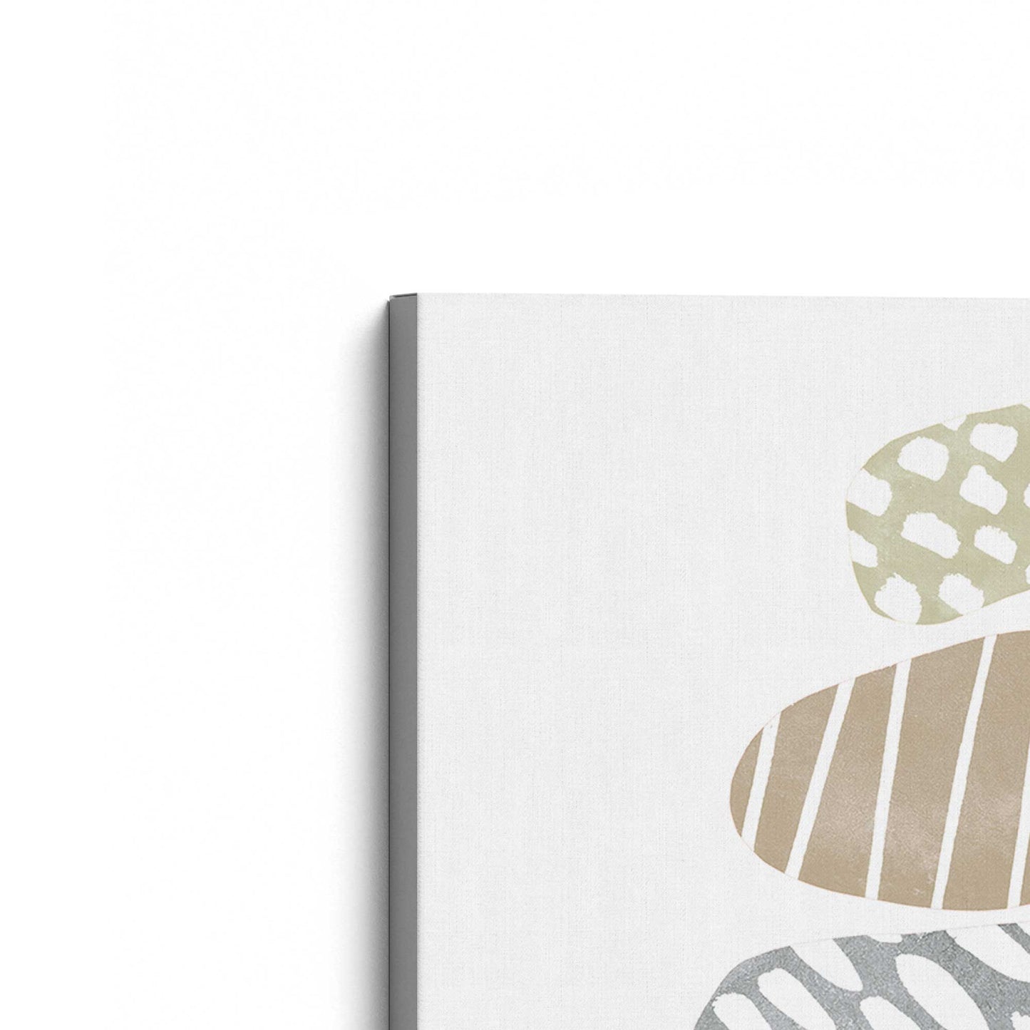 [Color:Stretched Canvas], Picture of the corner of the art