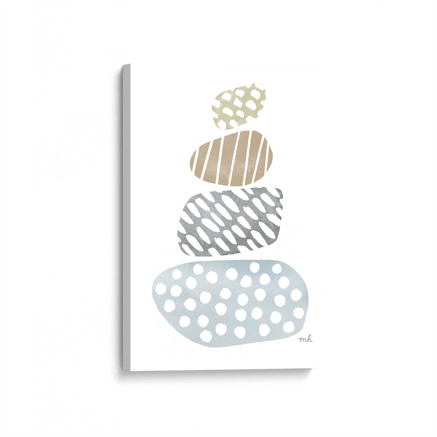 [Color:Stretched Canvas], Picture of art at an angle