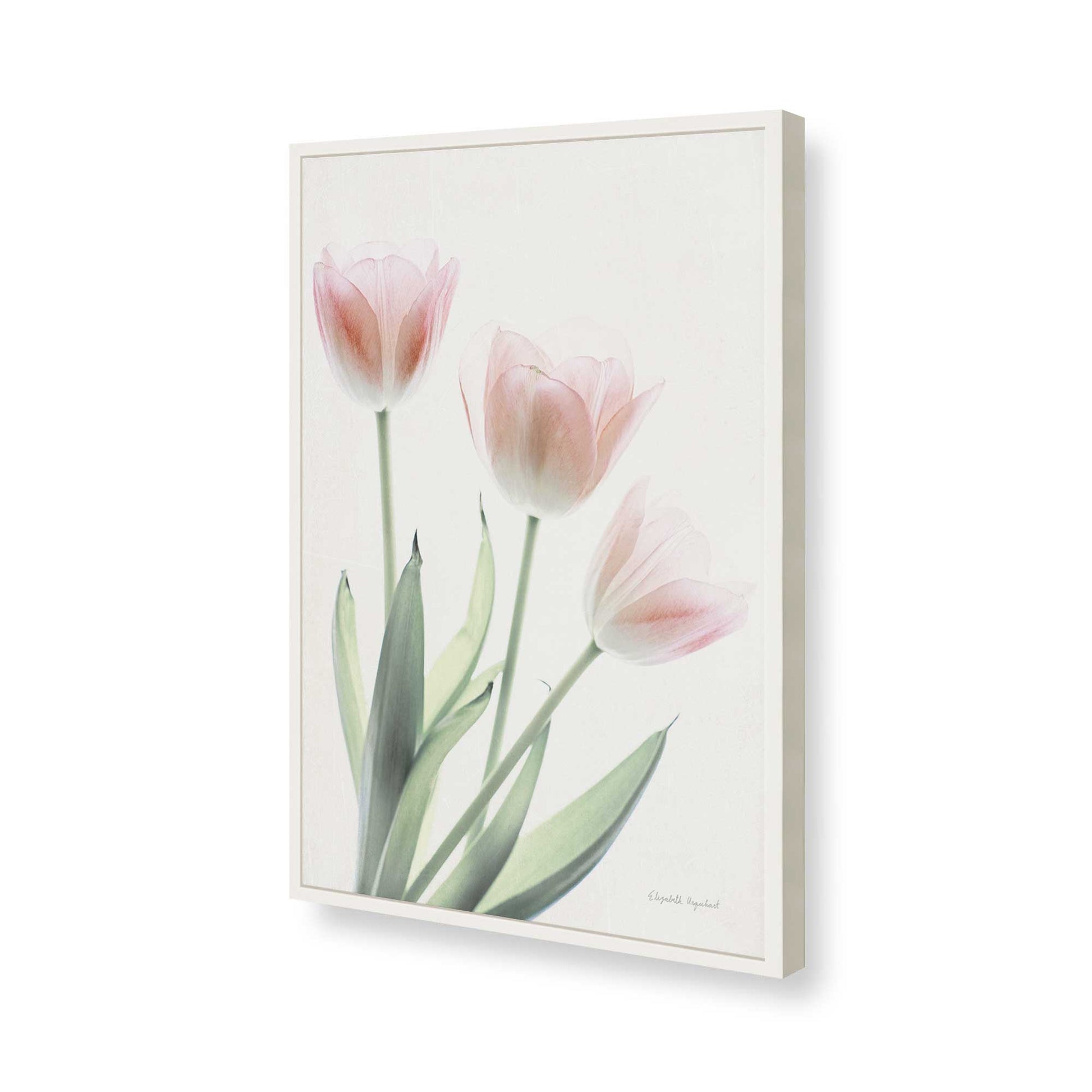 [Color:Opaque White], Picture of art in a Opaque White frame of the corner