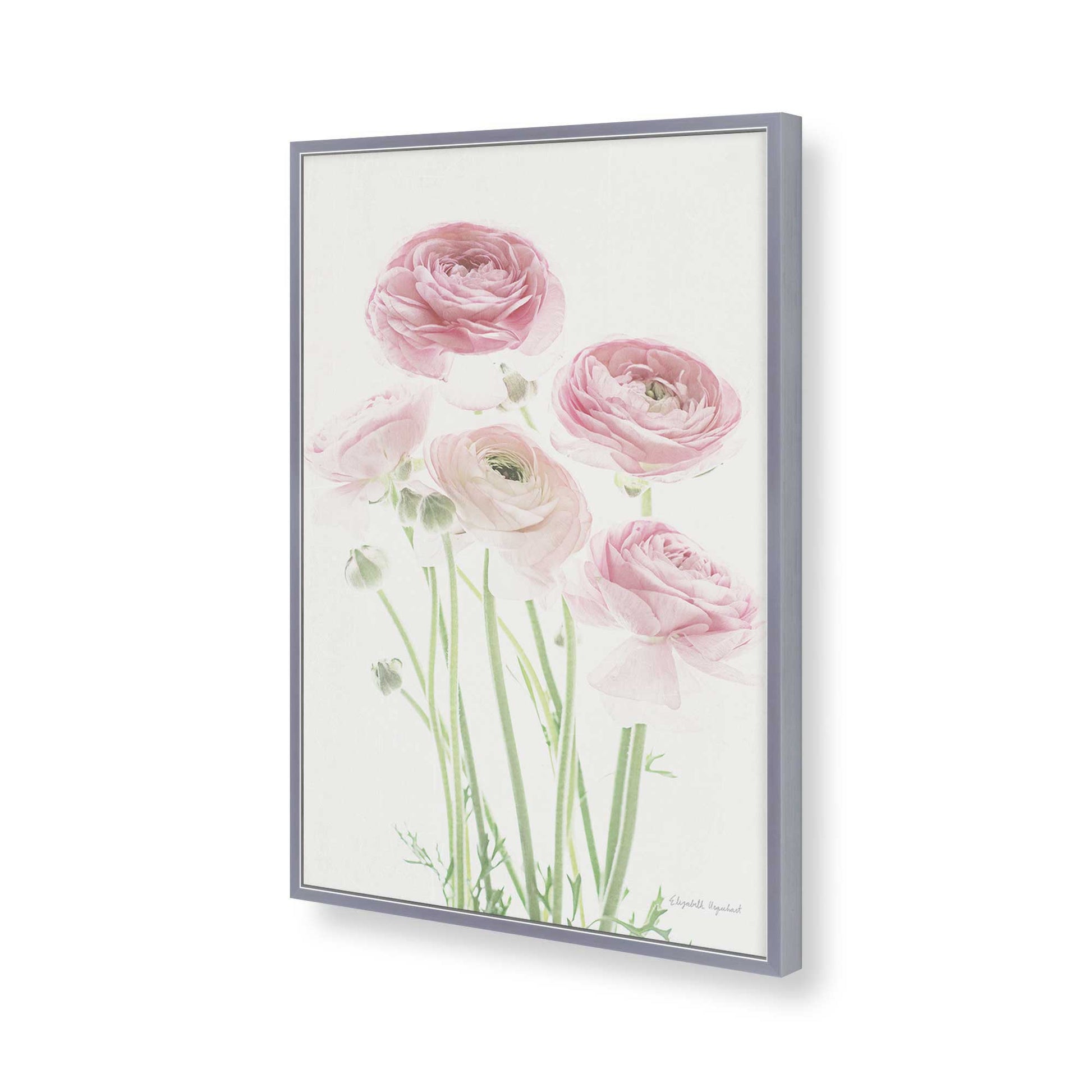 [Color:Polished Chrome], Picture of art in a Polished Chrome frame of the corner
