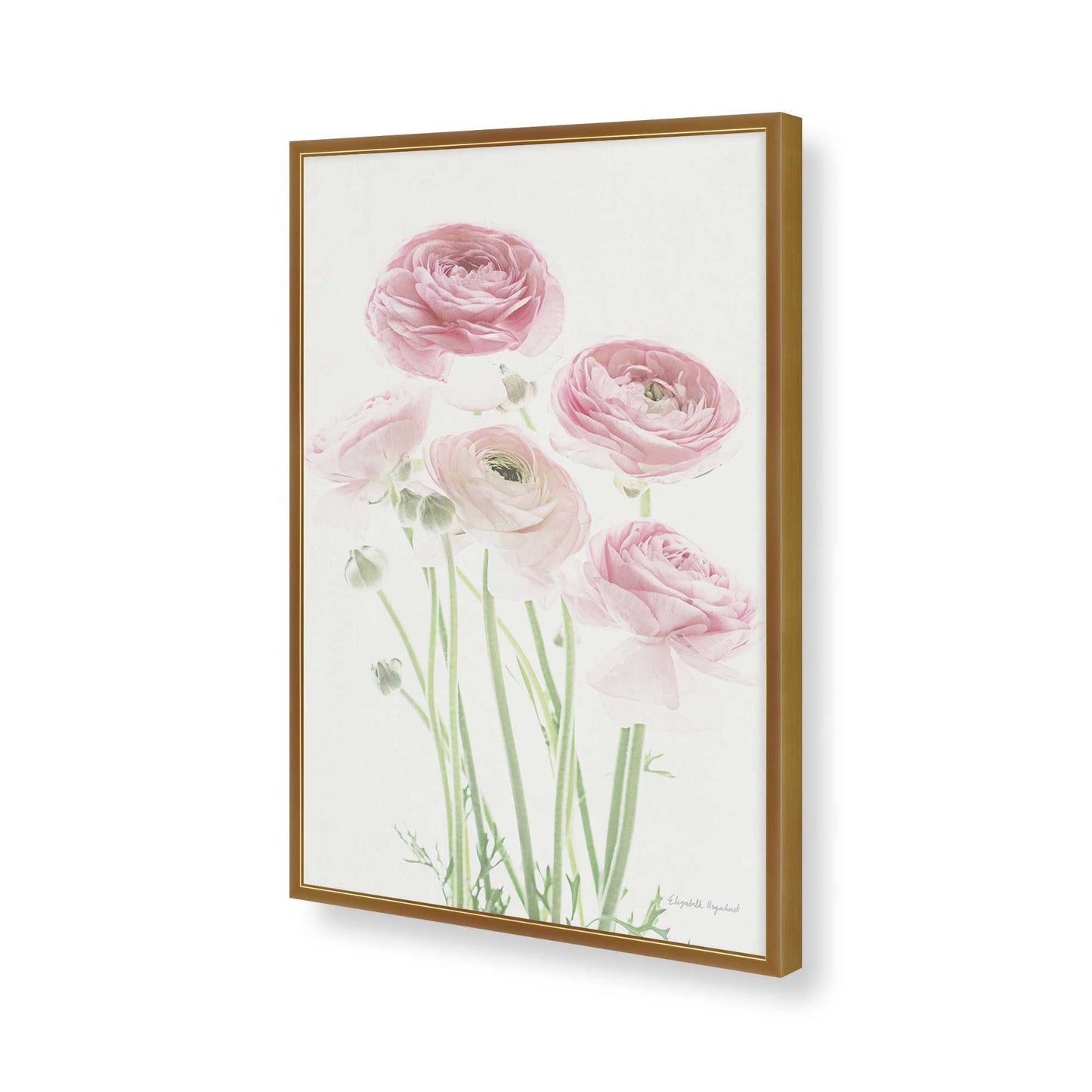 [Color:Polished Gold], Picture of art in a Polished Gold frame of the corner