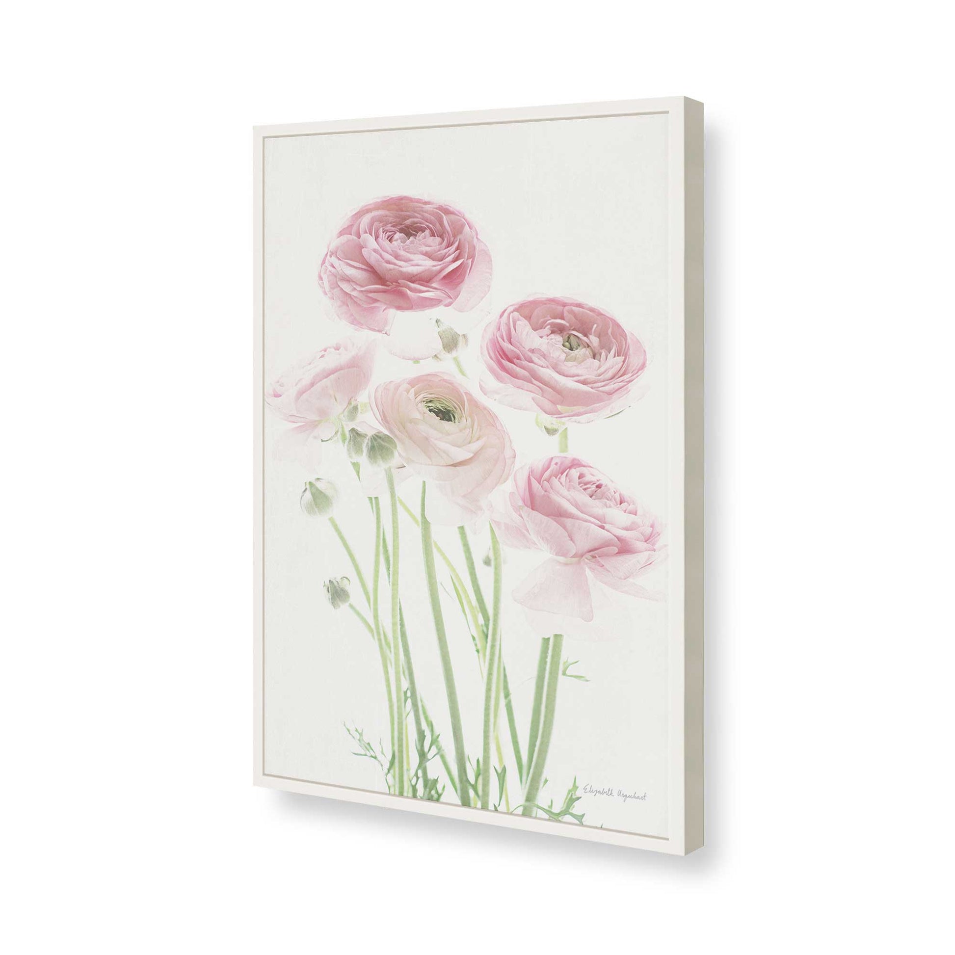 [Color:Opaque White], Picture of art in a Opaque White frame of the corner