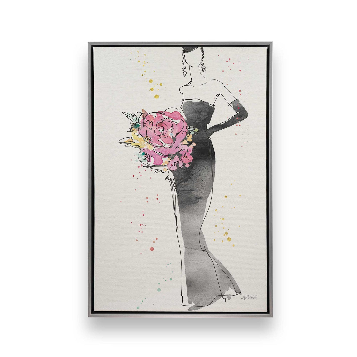 [Color:Polished Chrome], Picture of art in a Polished Chrome frame