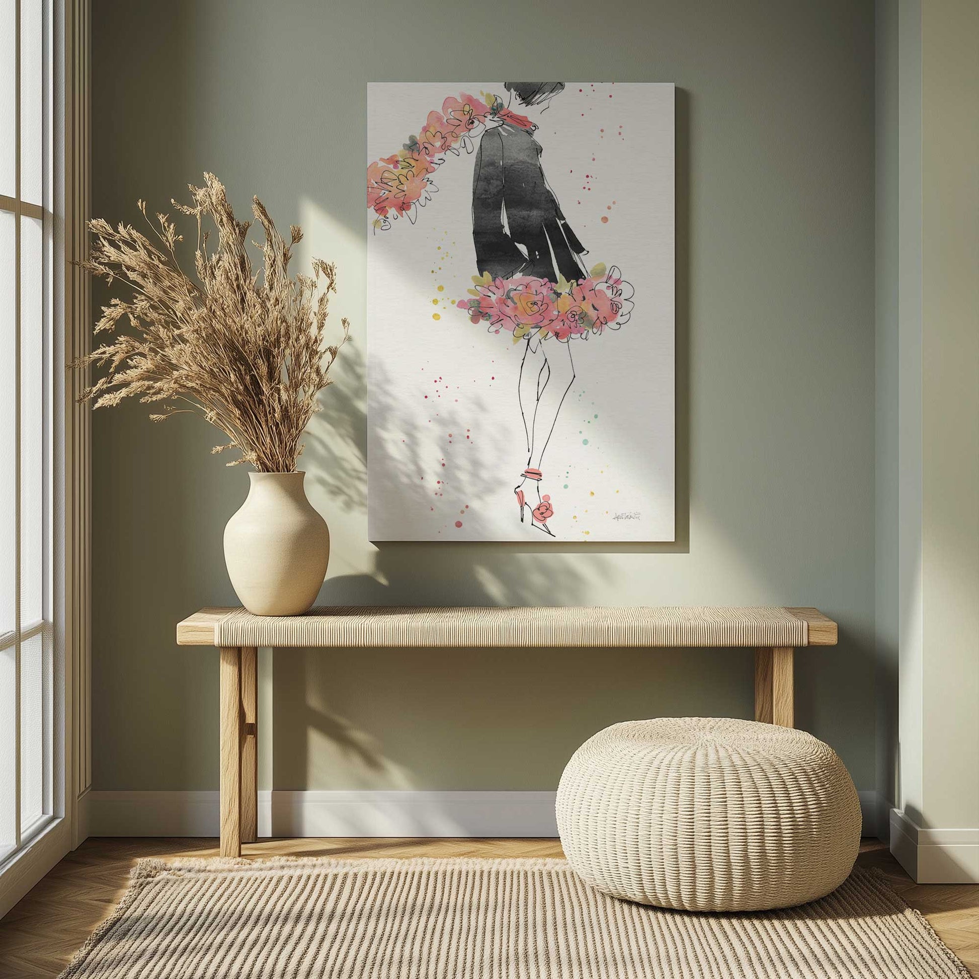 Picture of art in a room