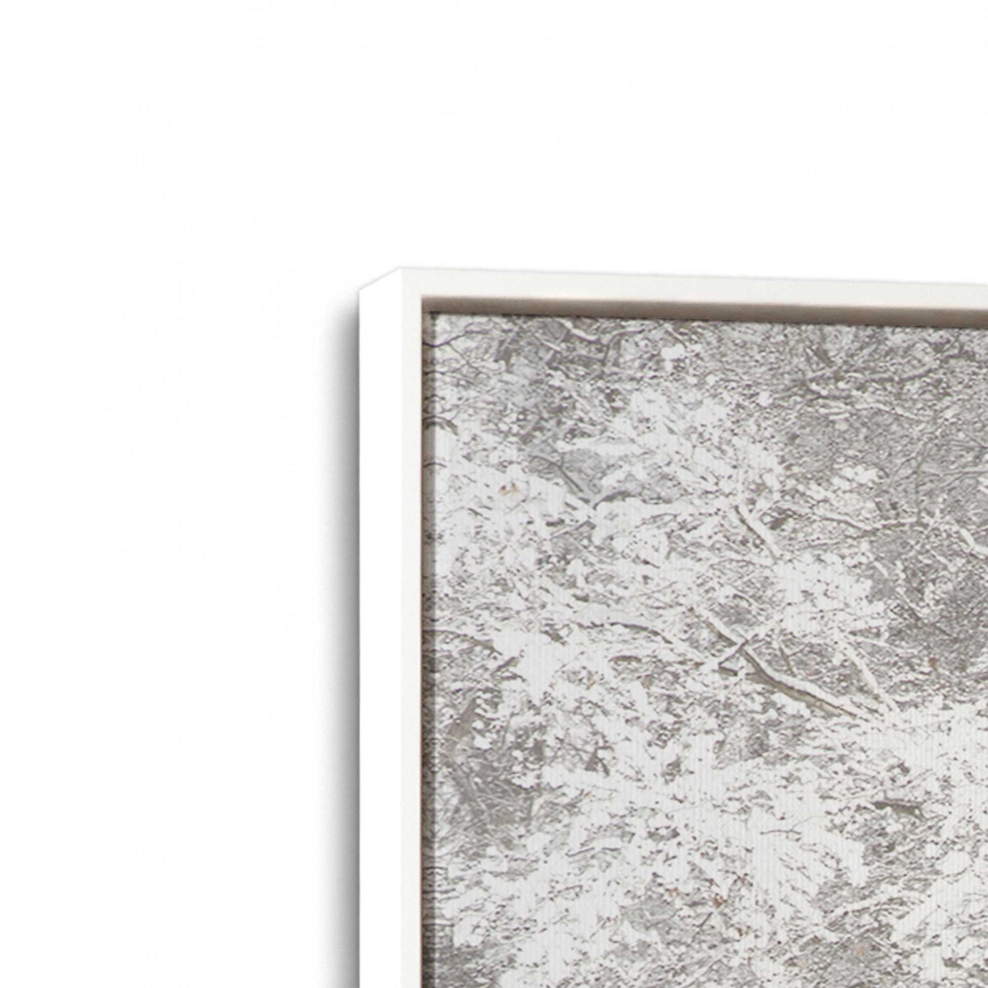 [Color:Opaque White], Picture of art in a White frame at an angle