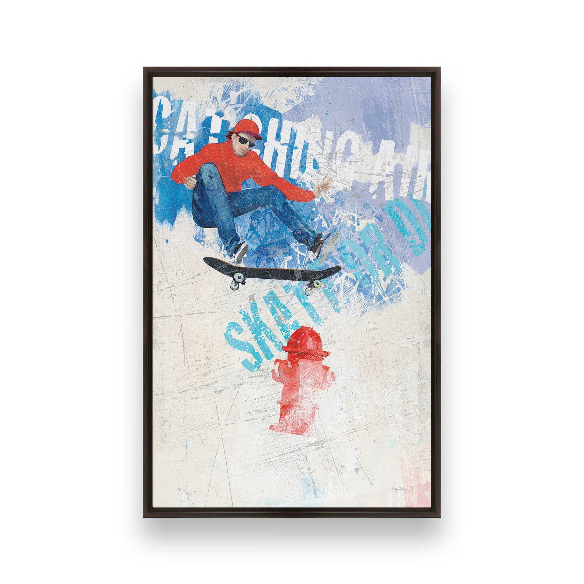 [Color:Espresso], Picture of art in a Espresso frame