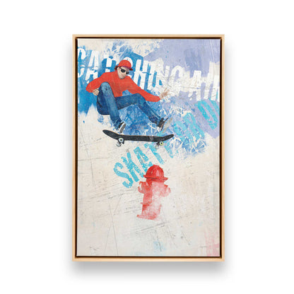 [Color:American Maple], Picture of art in a American Maple frame