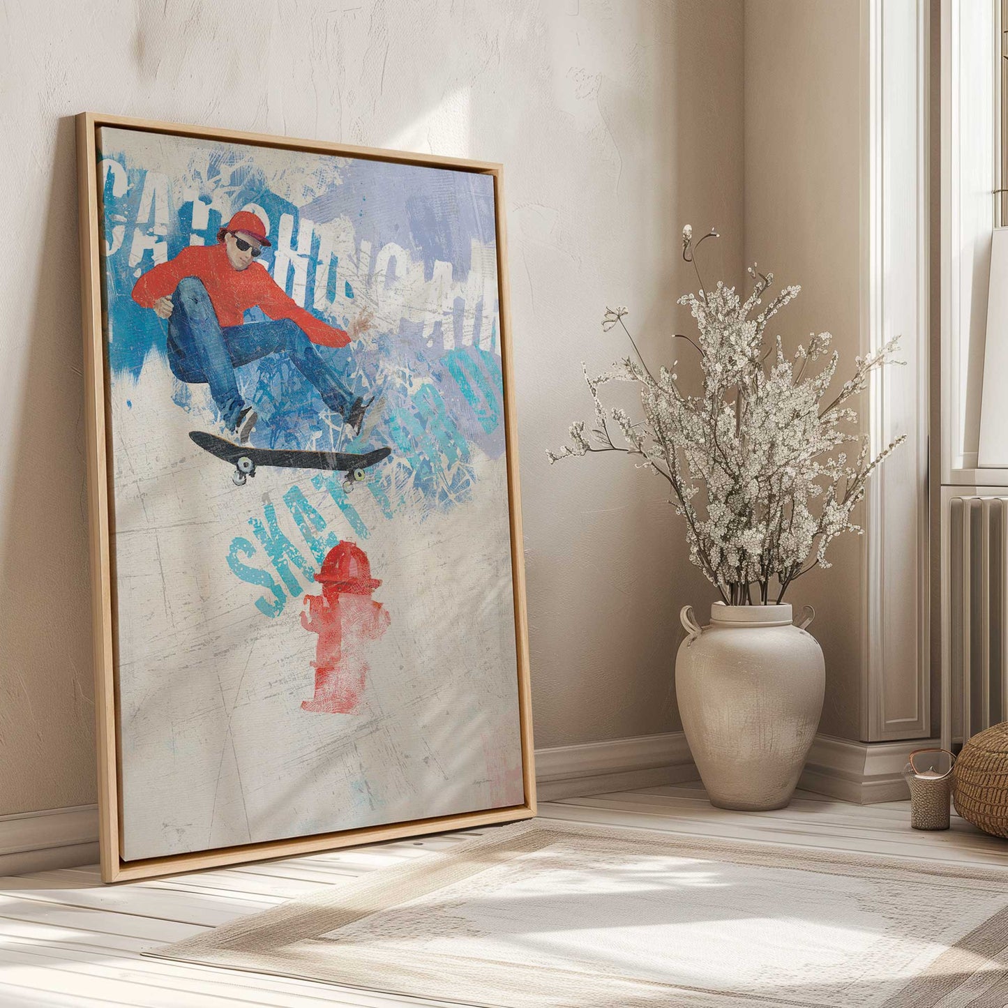 Picture of art in a room