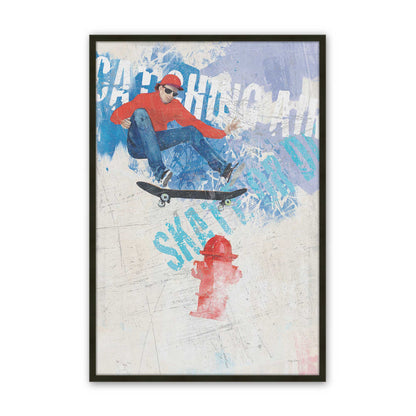 [Color:Satin Black], Picture of art in a Satin Black frame